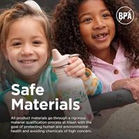 Klean Kanteen Kinder drinkfles met sippydop - rainbows - 355ml - thumbnail