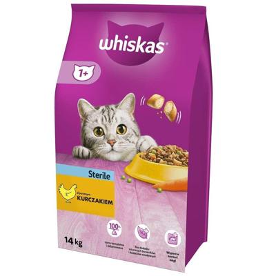 Whiskas STERILE droog kattenvoer Volwassen kip 14 kg