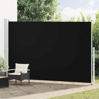 VidaXL Tuinscherm uittrekbaar 220x500 cm zwart - thumbnail