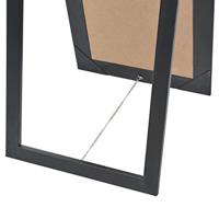 Vrijstaande spiegel Barokstijl 160x40cm zwart - thumbnail