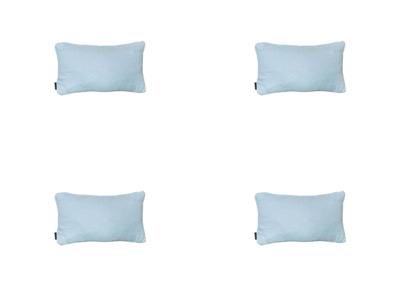Sierkussen ca. 30x50 cm Napels azure water repellent coating (4 stuks) Madison - Madison