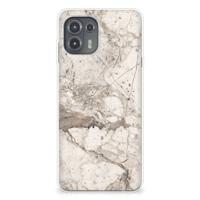 Motorola Edge 20 Lite | TPU | Siliconen hoesje | Marmer Beige - thumbnail