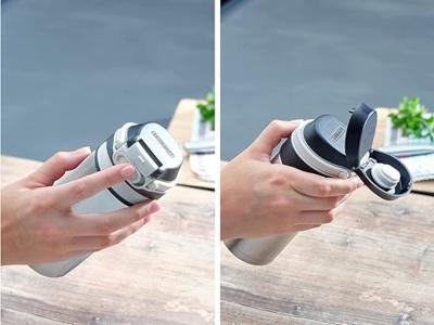 Leifheit 3244 Flip Isoleerbeker 350 ml RVS