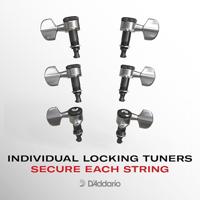 D&apos;Addario PWAT-6R2 Auto-Trim Tuning Machines 6 In-Line set-up zwart - thumbnail