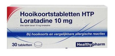 Healthypharm Loratadine hooikoorts tablet 30 Tabletten