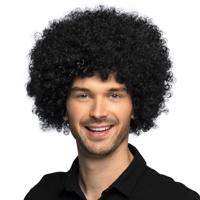 Boland Pruik afro zwart volwassen - thumbnail