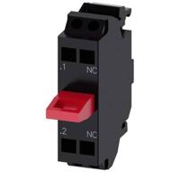 Siemens 3SU1400-2AA10-3CA0 - Contactmodule met 1 schakelelement, 1 NC, veerdrukaansluiting - thumbnail