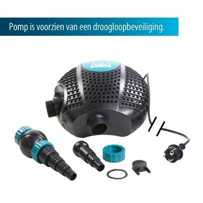 Aquaforte O-15000 Plus Filterpomp - Energiezuinig 135W, 15000 L/u, 6m Opvoer