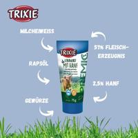 TRIXIE LEVERWORST MET HENNEP 12X75 GR - thumbnail