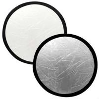 BRESSER TR-8 Reflectiescherm zilver/wit 110cm rond - thumbnail