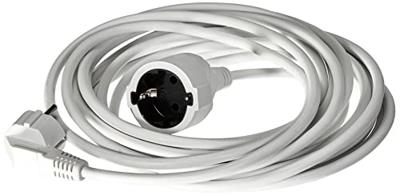 BACHMANN geaarde verlengkabel, 230VAC, zwart, 10 m