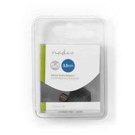 Nedis Stereo-Audioadapter | 3,5 mm Male | 2x RCA Female | 1 stuks - CAGB22940BK CAGB22940BK - thumbnail