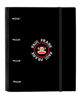 Ringmap Paul Frank Campers Zwart (27 x 32 x 3.5 cm) Ringmap Paul Frank Campers Zwart (27 x 32 x 3.5 cm)