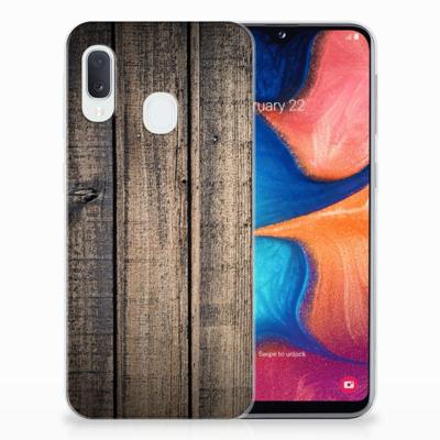 Samsung Galaxy A20e | Bumper Hoesje | Steigerhout