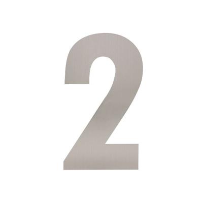 HUISNR 2 XL HGT 30 CM RVS GEB.