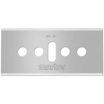 Reservemes martor rechthoekig nr. 45 | 10 stuks