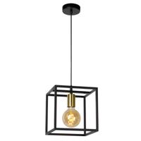 Lucide RUBEN - Hanglamp - 1xE27 - Zwart - thumbnail