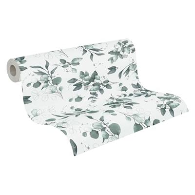 AS Creation Pure Elegance - Wit - Blätter - 397682