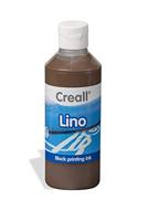 Creall lino blockprintverf bruin, 250ml - thumbnail