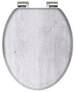 Schutte MDF WC-bril LIGHT WOOD met soft-close 80192 - thumbnail