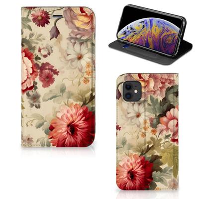 Smart Cover voor Apple iPhone 11 Bloemen Smart Cover voor Apple iPhone 11 Bloemen