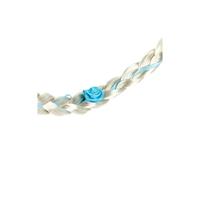 Toi-Toys ice diadeem met lange haarvlecht prinses - thumbnail