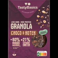 TastyBasics Low Carb High Protein Granola Choco Noten bij Jumbo - thumbnail