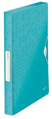 Leitz WOW elastobox ft A4, ijsblauw