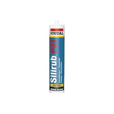 Soudal Silirub P2T | Beglazingskit | Transparant | 300 ml - 118973