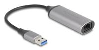 DeLOCK 81571 tussenstuk voor kabels USB Type-A RJ-45 Antraciet - thumbnail