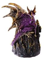 Dark Legends Draak op Kasteel LED kristal - thumbnail