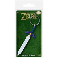 Legend of Zelda Rubber Keychain Master Sword 6cm - thumbnail