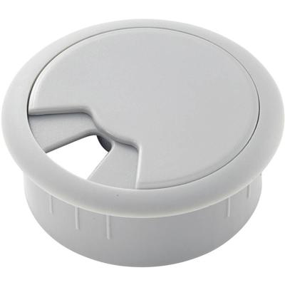 TRU COMPONENTS WP50BK Kabeldoorvoering Voor werkblad Montagegat: 50 mm ABS Grijs 1 stuk(s)