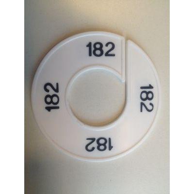 Maatring wit/zwart 182