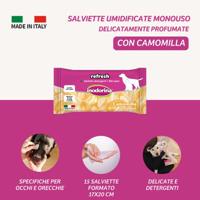 Vochtige Doekjes voor Huisdieren Inodorina Refresh 24 Stuks - thumbnail