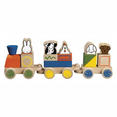 Bambolino Toys Nijntje blokkentrein hout Bambolino Toys Nijntje blokkentrein hout