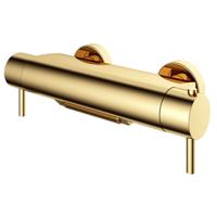 Hotbath Buddy thermostatische badmengkraan met cascade uitloop gepolijst messing PVD B021NBP - thumbnail