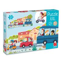 Goula legpuzzel XXL City junior 80 x 38 cm karton 18 stukjes - thumbnail