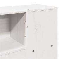 Bedframe zonder matras massief grenenhout wit 135x190 cm - thumbnail