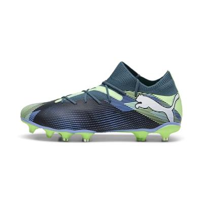 PUMA Future 7 Match Gras / Kunstgras Voetbalschoenen (MG) Grijs Paars Groen Wit PUMA Future 7 Match Gras / Kunstgras Voetbalschoenen (MG) Grijs Paars Groen Wit