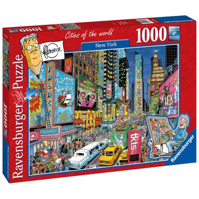 Ravensburger puzzel Fleroux Cities of the world: New York - 1000 stukjes
