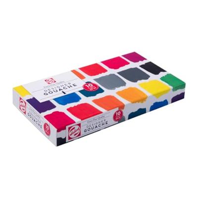 Talens plakkaatverf Extra Fijn tube van 20 ml, doos met 10 tubes, assorti Talens plakkaatverf Extra Fijn tube van 20 ml, doos met 10 tubes, assorti