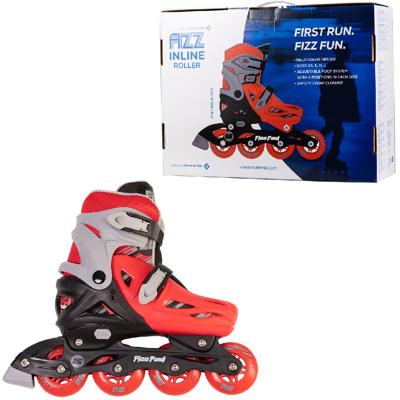 Street Surfing Fizz Fast Inline Skates S 31-34 Rood/Zwart Street Surfing Fizz Fast Inline Skates S 31-34 Rood/Zwart