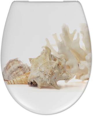 Saqu toiletbril met softclose en quickrelease 36,2x43,6cm multi