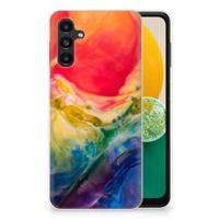 Hoesje maken Samsung Galaxy A13 | A04s Watercolor Dark - thumbnail