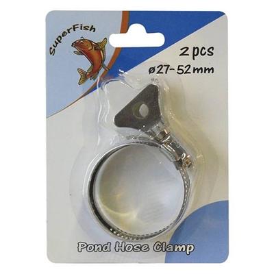 Slangklem rvs d27-52mm 2st Slangklem rvs d27-52mm 2st
