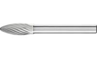PFERD TOOLS 21103106 Freesstift Vlam Lengte 60 mm Afmeting, Ø 8 mm Werklengte 20 mm Schachtdiameter 6 mm - thumbnail