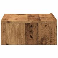 Tv-meubels met LED-verlichting 2 st 60x35x15,5 cm oud hout - thumbnail