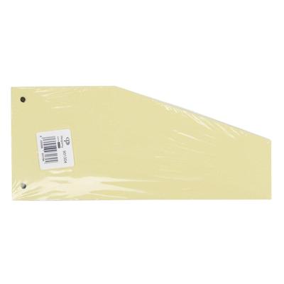 Pergamy trapezium verdeelstroken, pak van 100 stuks, geel