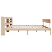 Bedframe zonder matras massief grenenhout 200x200 cm - thumbnail